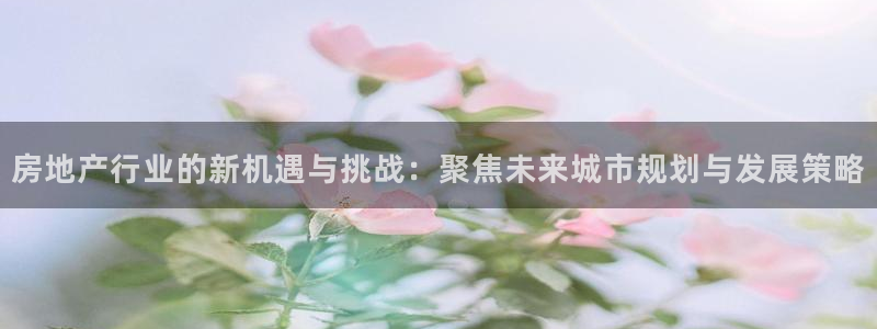 天狮娱乐手机挂机：房地产行业的新机遇与挑战：聚焦未来城市规划