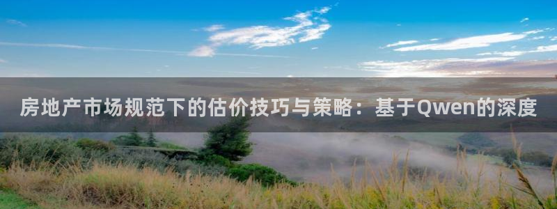 天狮娱乐会路吗：房地产市场规范下的估价技巧与策略：基于Qwe