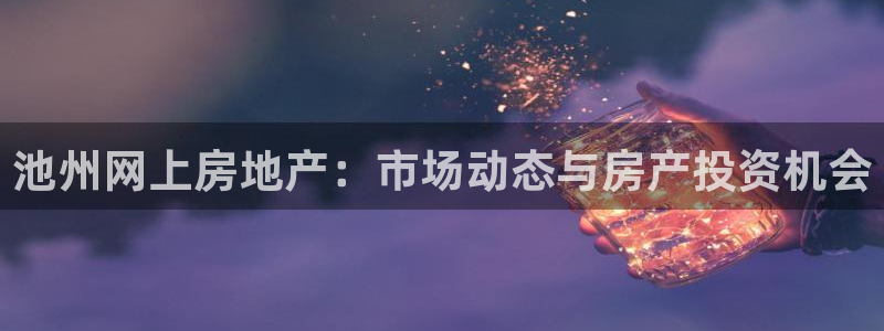 天狮娱乐代理制度：池州网上房地产：市场动态与房产投资机会