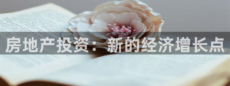 天狮娱乐注册开户：房地产投资：新的经济增长点