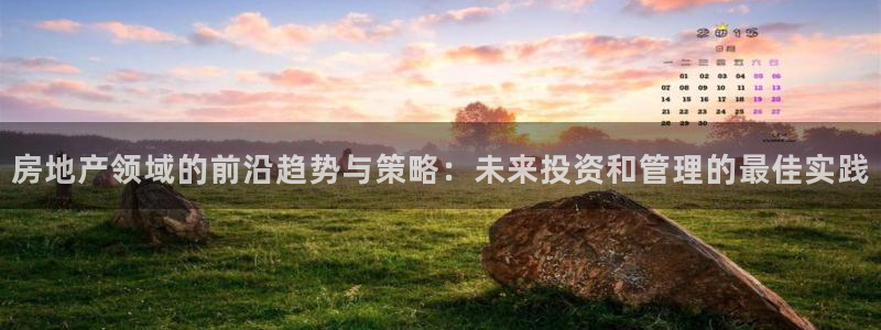 天狮娱乐分分彩：房地产领域的前沿趋势与策略：未来投资和管理的