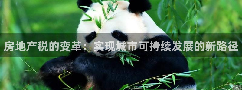 天狮娱乐注册登陆：房地产税的变革：实现城市可持续发展的新路径