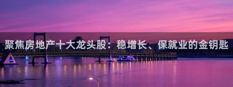 天狮娱乐问天神：聚焦房地产十大龙头股：稳增长、保就业的金钥匙