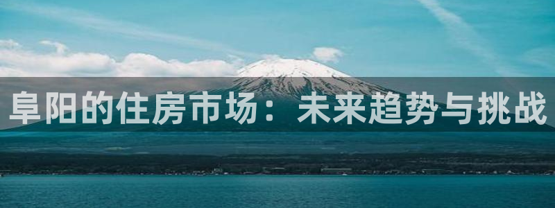 天狮娱乐靠谱吗：阜阳的住房市场：未来趋势与挑战
