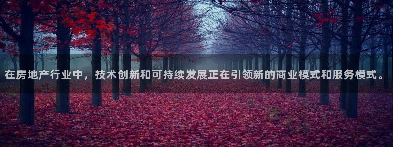 天狮国际娱乐平台：在房地产行业中，技术创新和可持续发展正在引